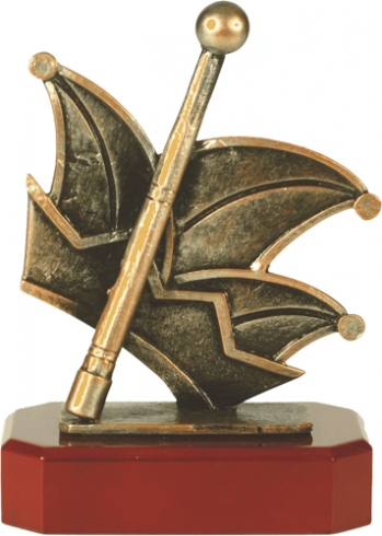 BEL173 Carnaval Steek met Scepter goud 